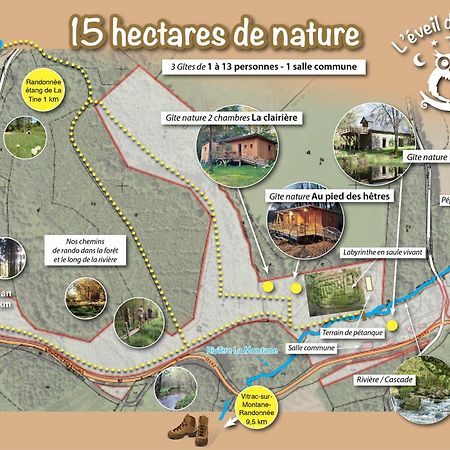 Gite Nature Le Moulin Vitrac-sur-Montane Exterior photo